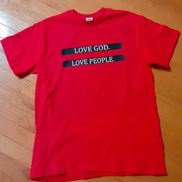 “LOVE GOD. LOVE PEOPLE “ BRAND NEW TEE - Picture 2 of 3